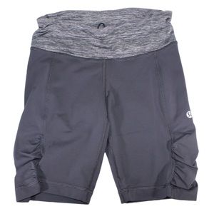 Lululemon Cycling Bike Shorts Gray Grey 